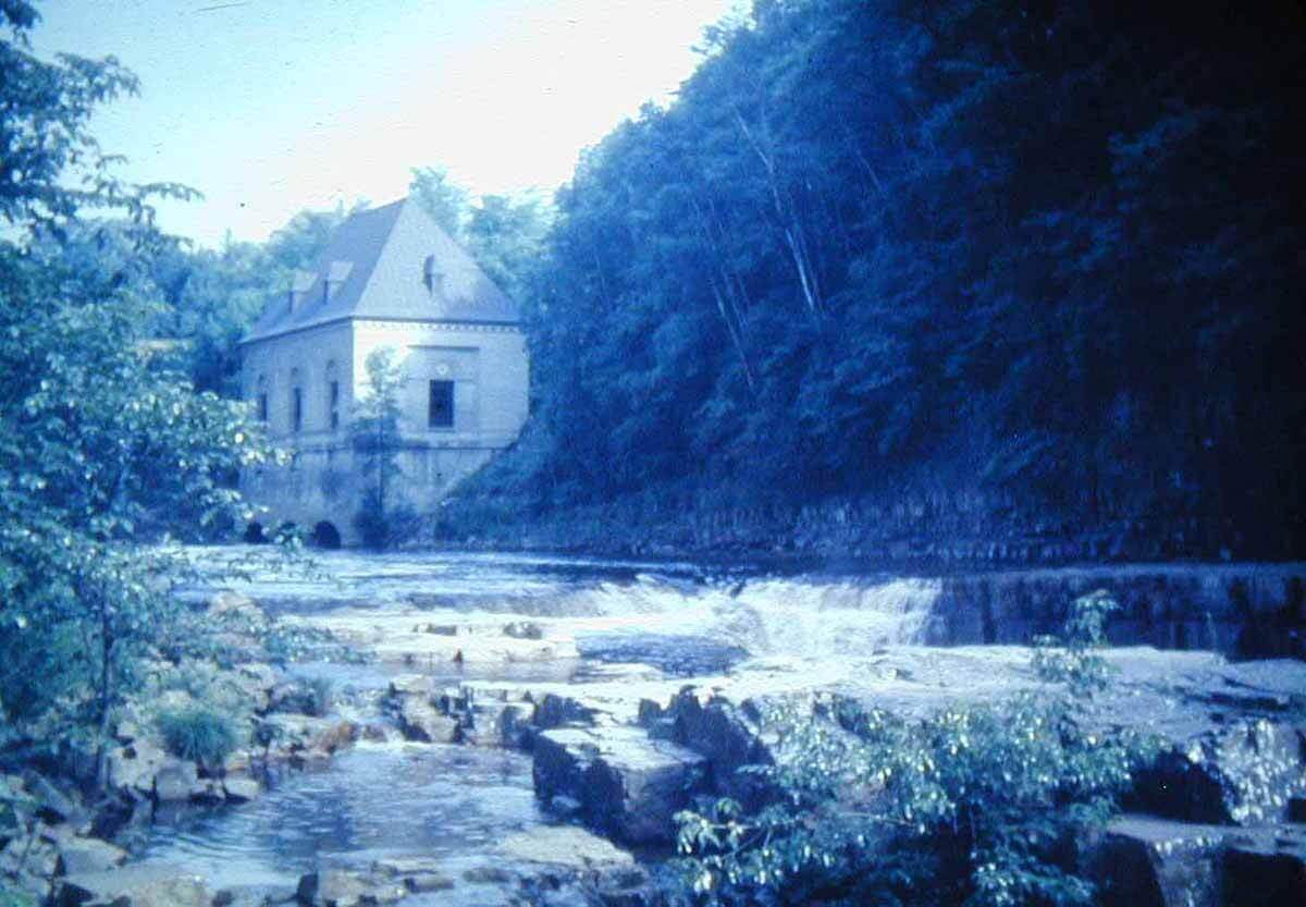 Faded slide before restoration